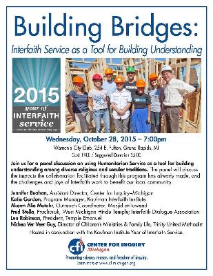 Building Bridges: Interfaith Service as a Tool for Building Understanding (Grand Rapids)